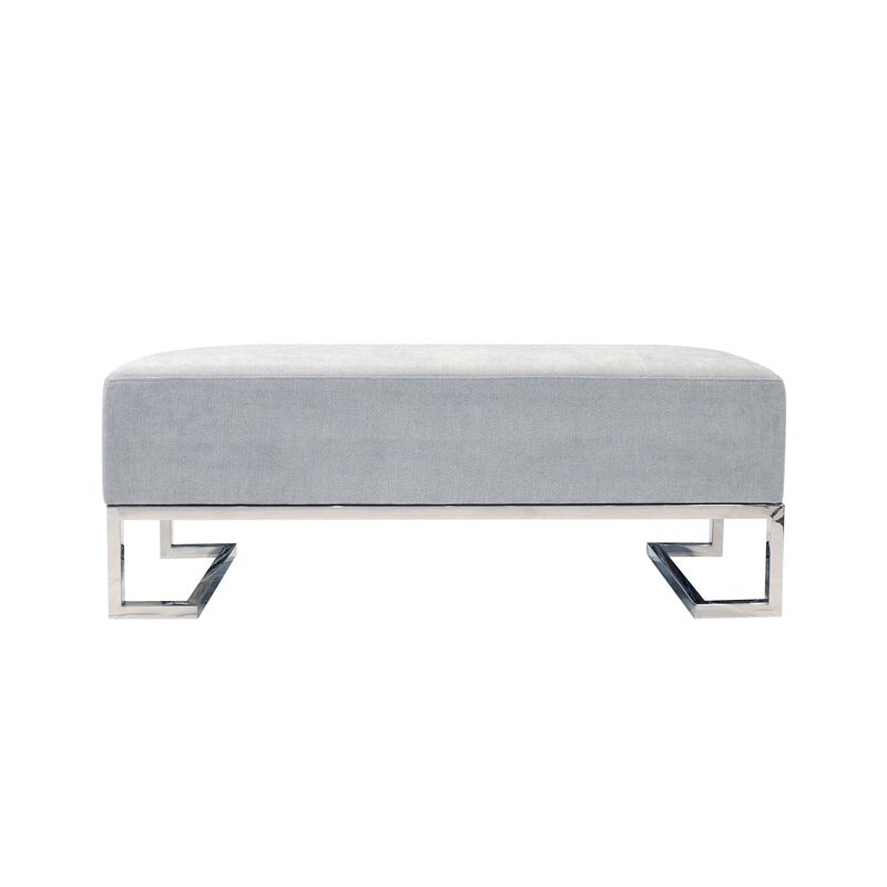 Pasargad Home Luxe Upholstered Bench image number 1