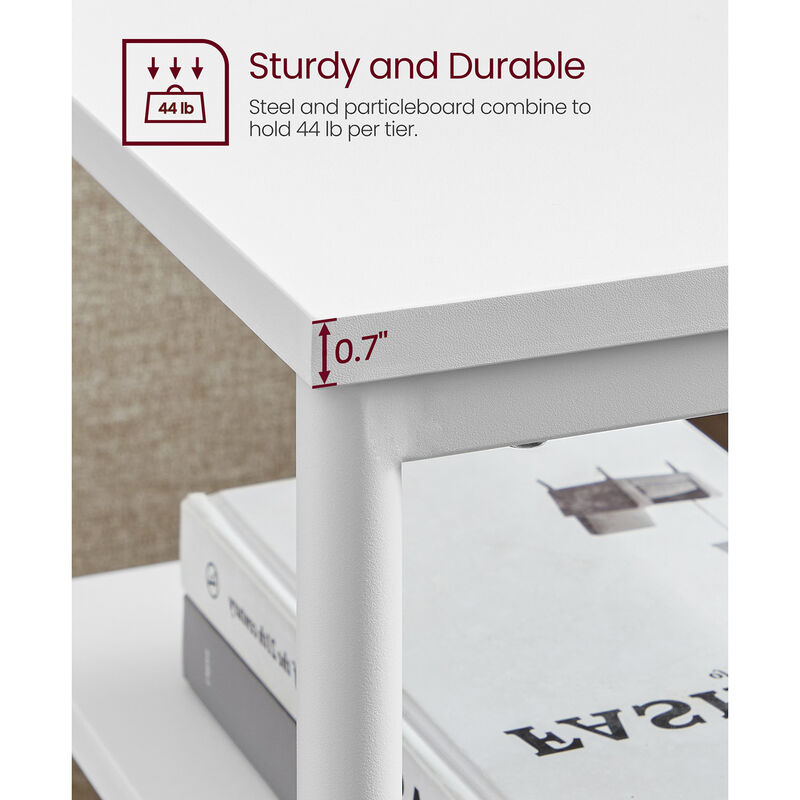 Minimal Small Side Table &ndash; Ideal for Bedside Use, Sofa Corners, or Reading Nooks