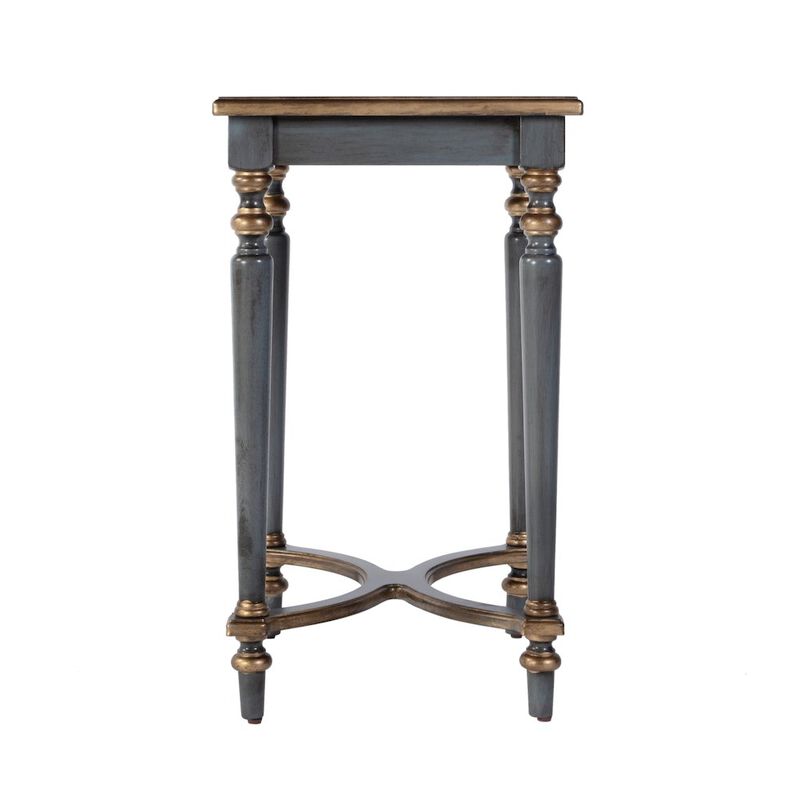 Butler Specialty Tyler 18 in. W Rectangular Wood Side Table, Pastel Blue image number 3