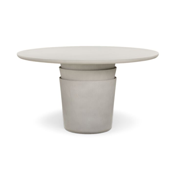 Margot Red Terracotta Round 54" Indoor/Outdoor Dining Table