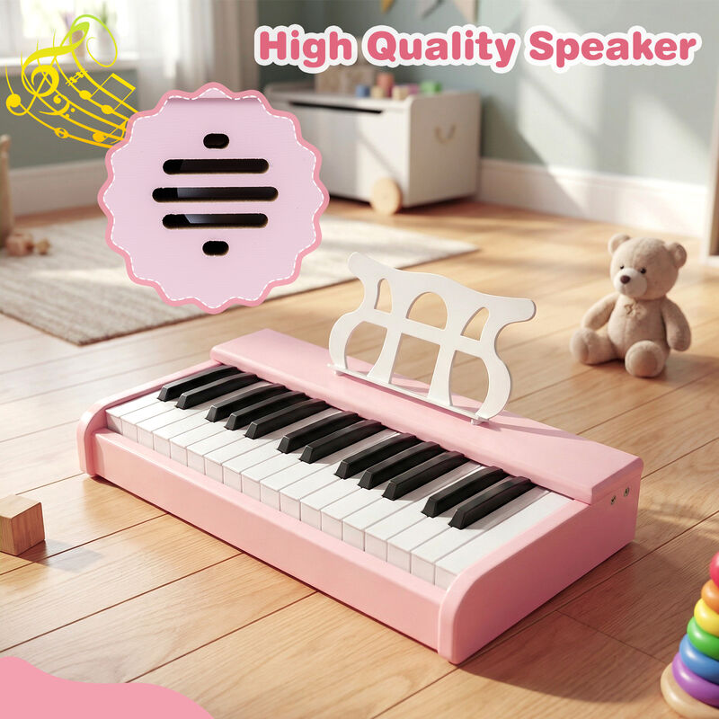 30 Keys Kids Digital Piano Keyboard with Music Stand for Beginner Children Age 3 Plus image number 6