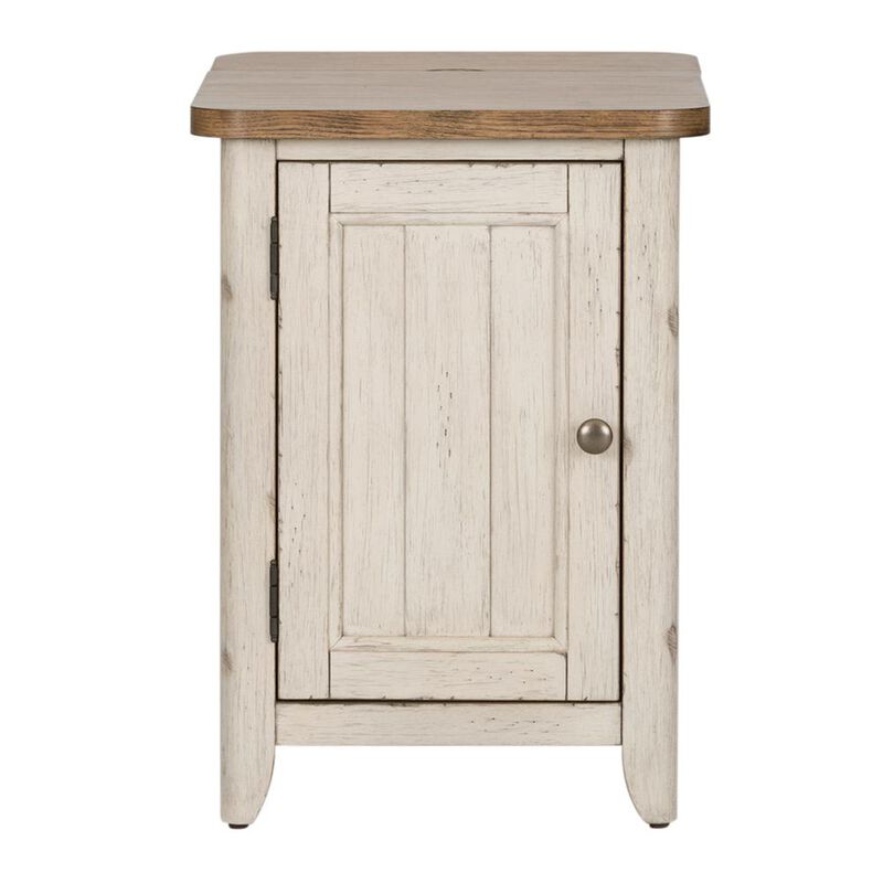 Liberty Furniture Door Chair Side Table w/ Charging Station image number 2