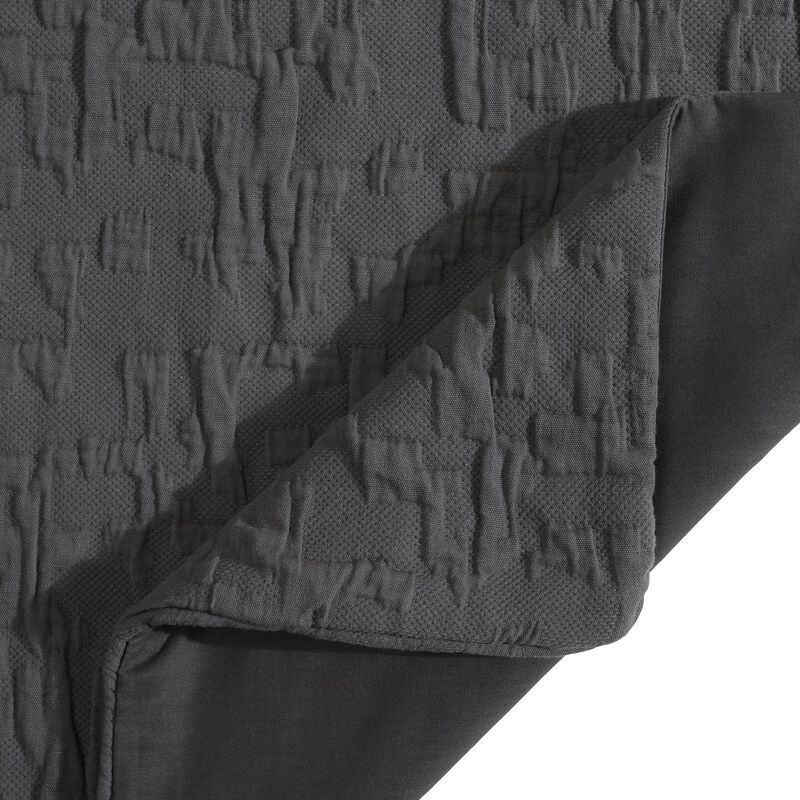 Porto Gray King Duvet Cover Set image number 4