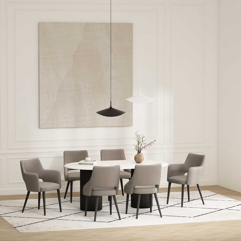 Tremont Gray Dining Chairs (Set of 6)