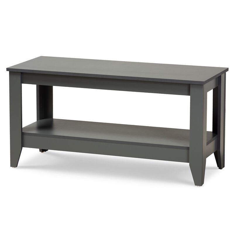 Baxton Studio Elada Modern And Contemporary Gray Finished Wood Coffee Table