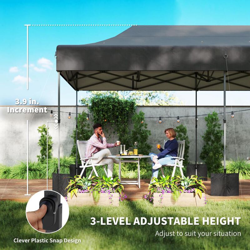 Hivvago Heavy Duty 10x20 Pop Up Tent image number 7