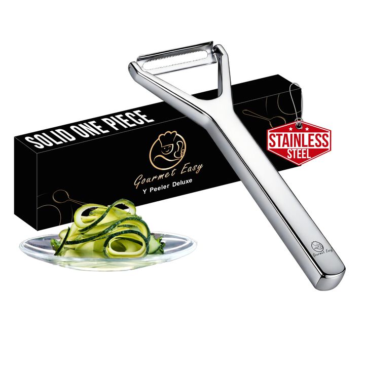 Gourmet Easy Vegetable Peeler Stainless Steel Ultra Sharp Ergonomic Easy Clean