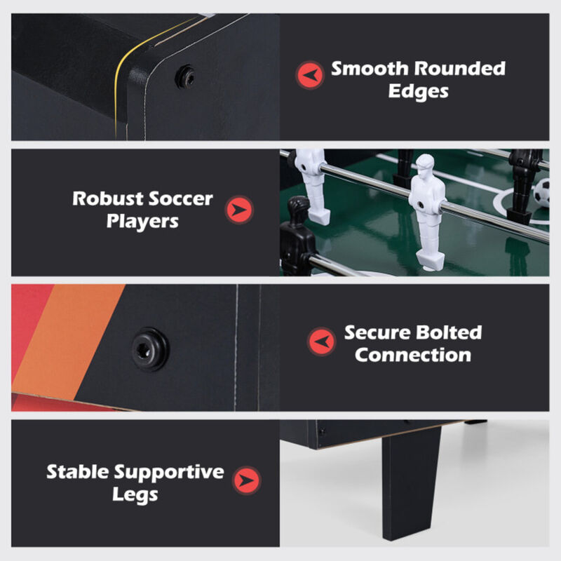 4-in-1 Multi Game Table, Billiards and More image number 6