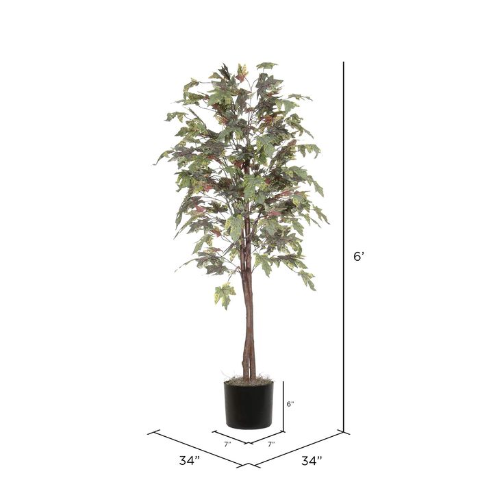 Vickerman 6' Frosted Maple tree - TEC1760-07