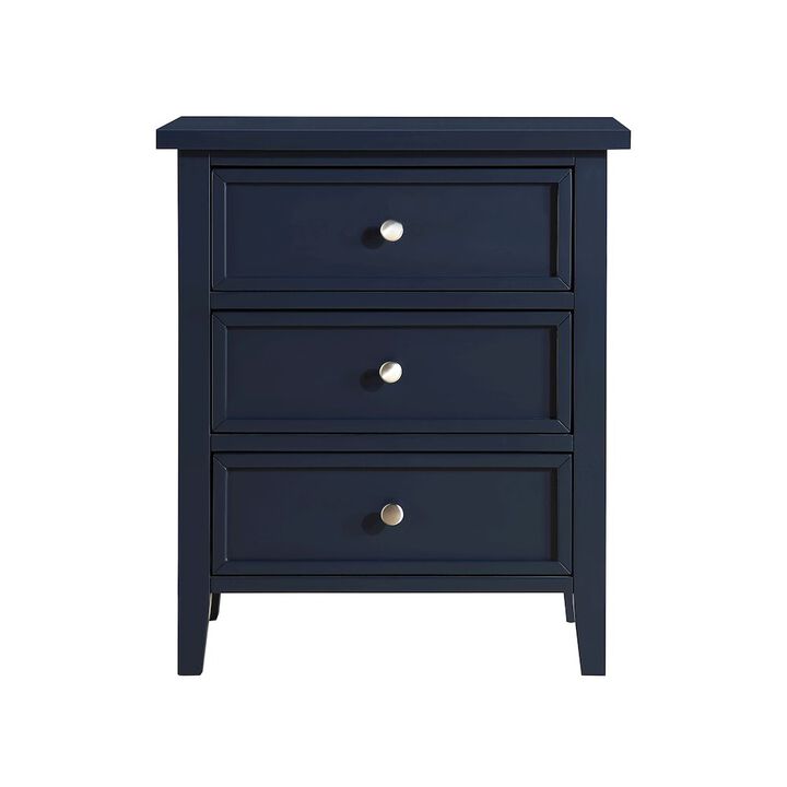 Comfort Pointe Lennon 3-drawer Nightstand - Midnight Blue