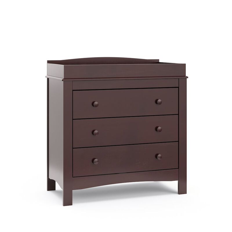 Graco Noah 3 Drawer Chest with Changing Topper (Espresso)