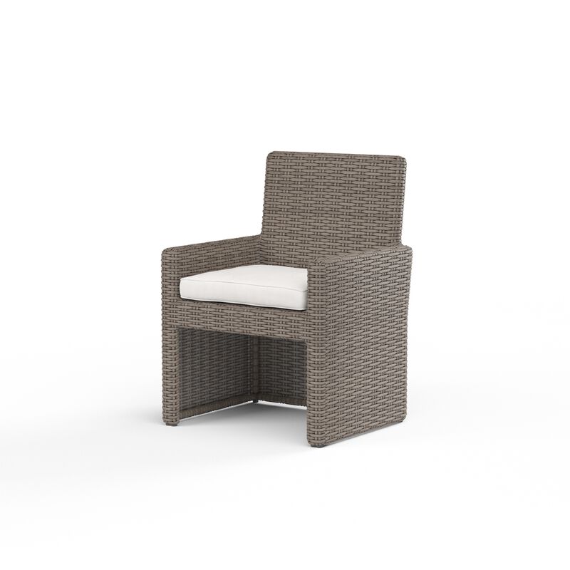 Coronado Dining Chair in Canvas Flax w/ Self Welt