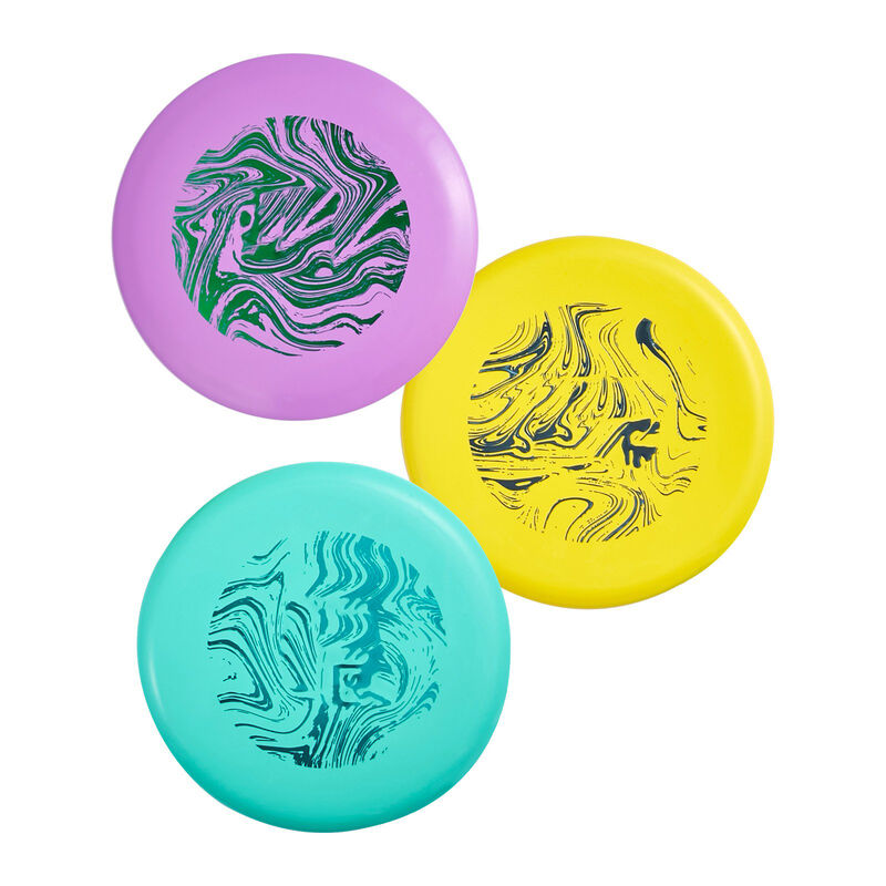 3-Pack Disc Golf Starter Set, Beginner Flying Discs with Putter, Mid-Range & Driver image number 9