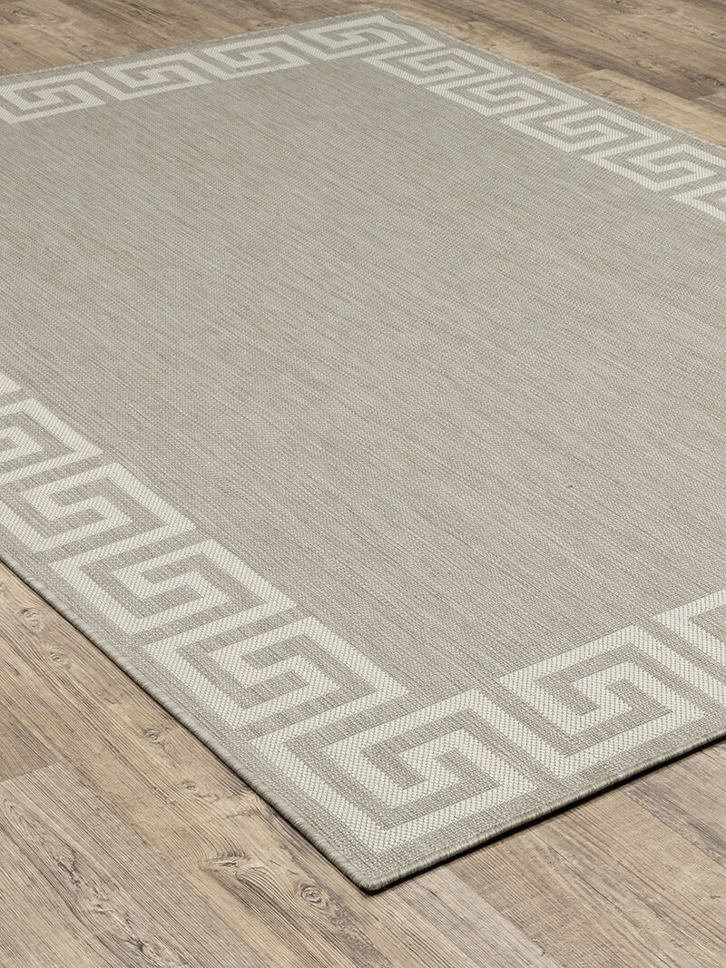 Portofino 5'3" x 7'3" Grey Rug image number 1