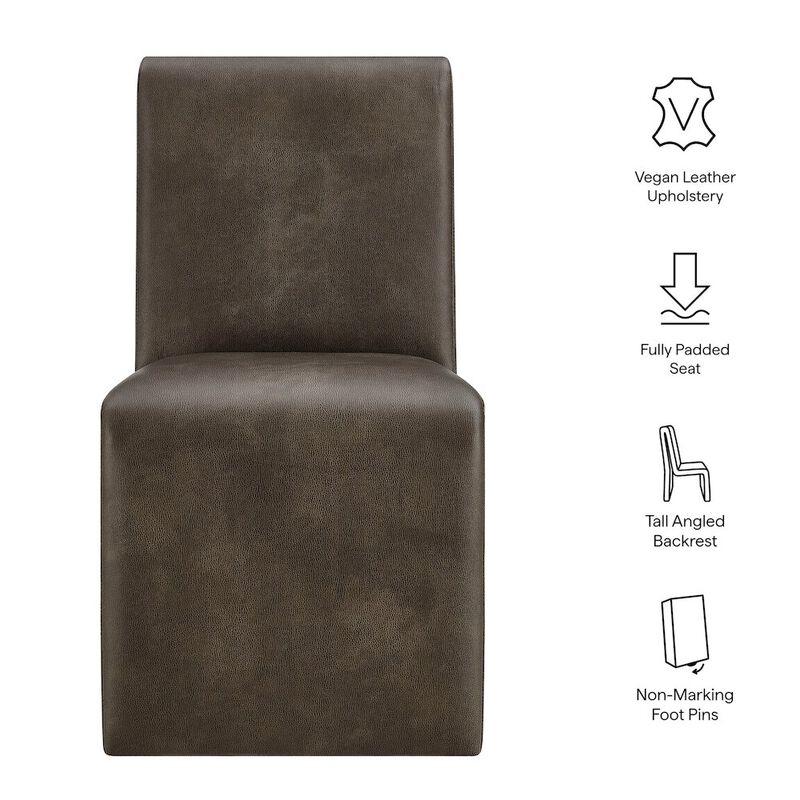 Emory Vegan Leather Dining Side Chair image number 1
