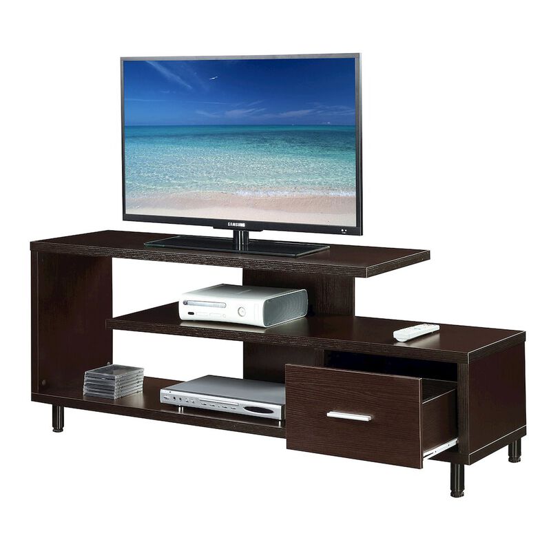 Convience Concept, Inc. Seal II 1 Drawer TV Stand with Shelves for TVs up to 65 Inches