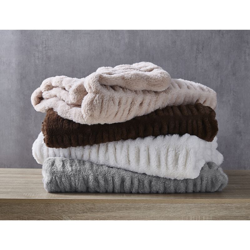 Inspired Home Boaz Knit Throw 50"x60"