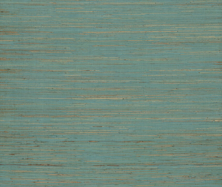 Multicolored Hemp Aqua Wallpaper