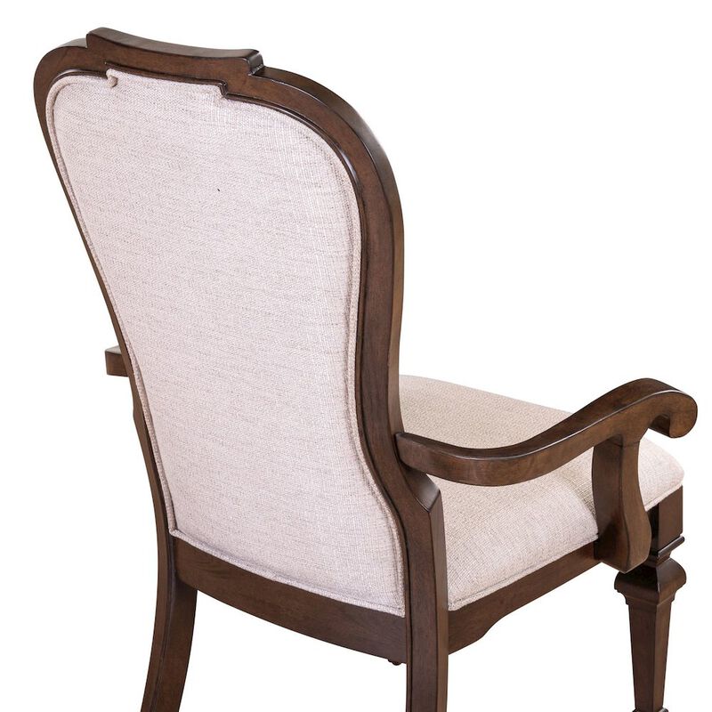 Liberty Furniture Providence Park Uph Arm Chair for Dining Room - Set of 2 - Chateau Brown image number 4