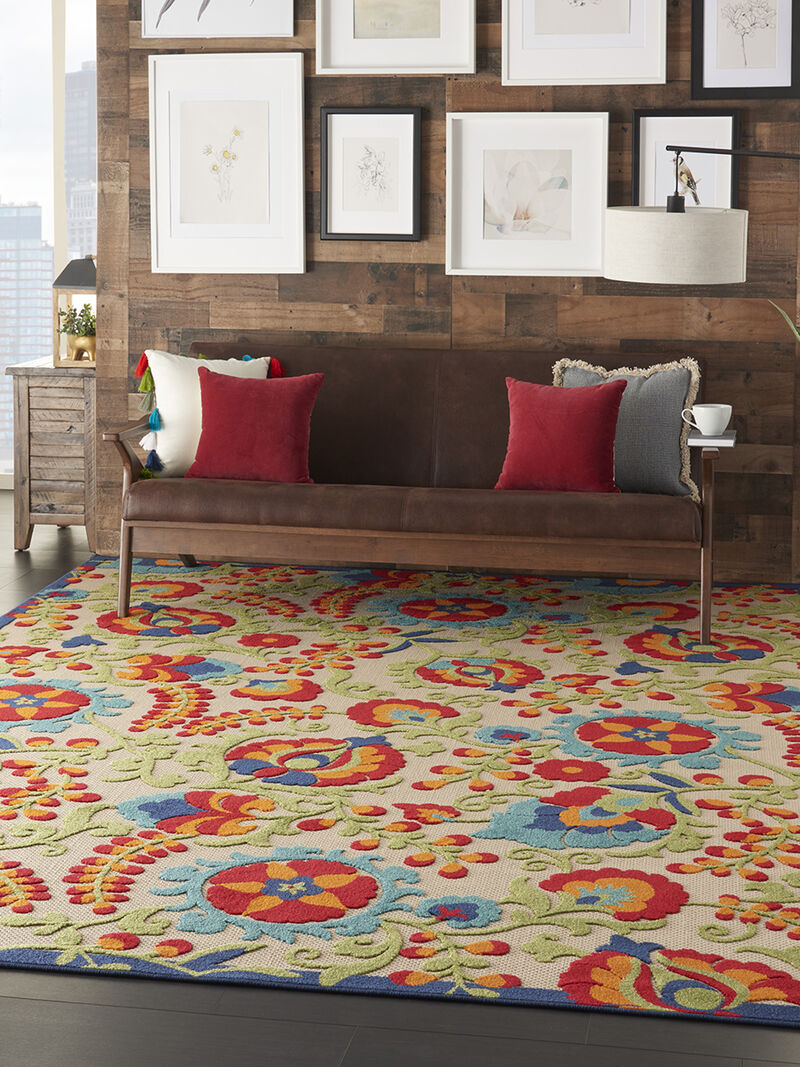 Aloha ALH17 Multicolor 10' x 14' Rug