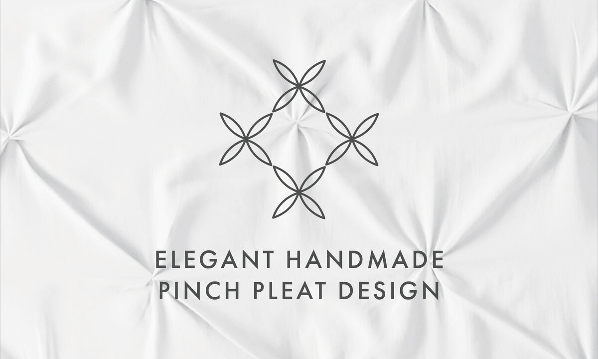 Elegant Pinch Pleat Duvet Cover Set with Sham(s)
