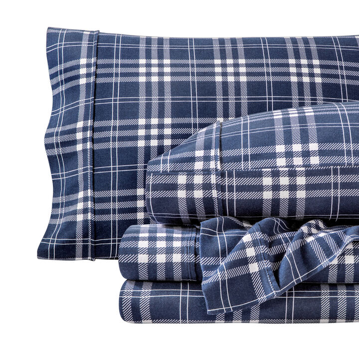 Soft & Cozy 100% Cotton Flannel Printed Pattern Sheet Set