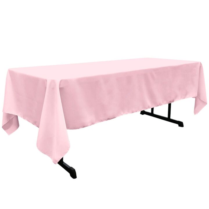 Rectangular Tablecloth 60 by 126 Inch Polyester Poplin