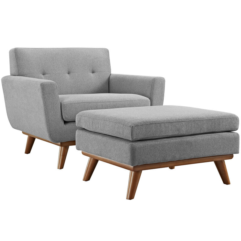 Engage 2 Piece Armchair and Ottoman image number 0