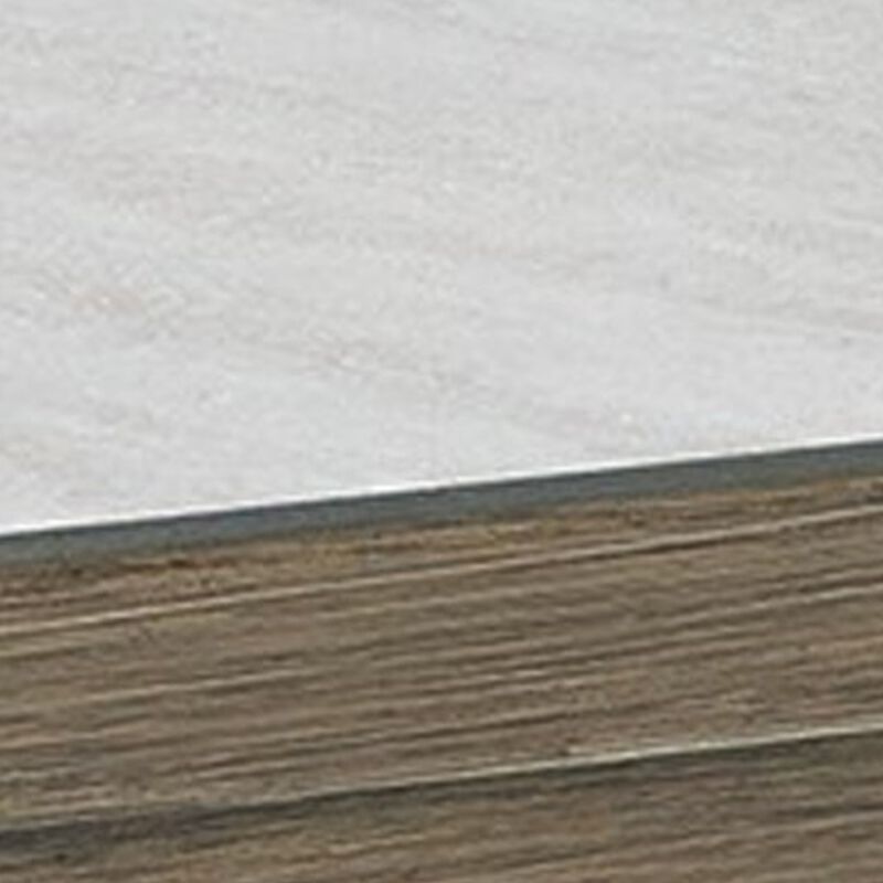 Inaya Outdoor Square End Table, Beige Sintered Stone, 24 Inch Brown image number 5