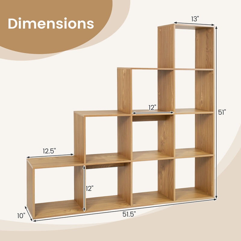 4 Tier Bookshelf with 2 Safety Anti Tipping Kits for Bedroom image number 2