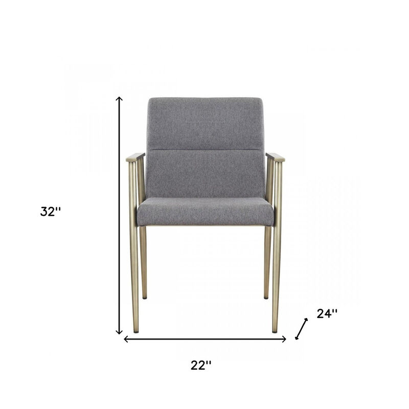 Upholstered Contemporary Dining Chair with Durable Frame