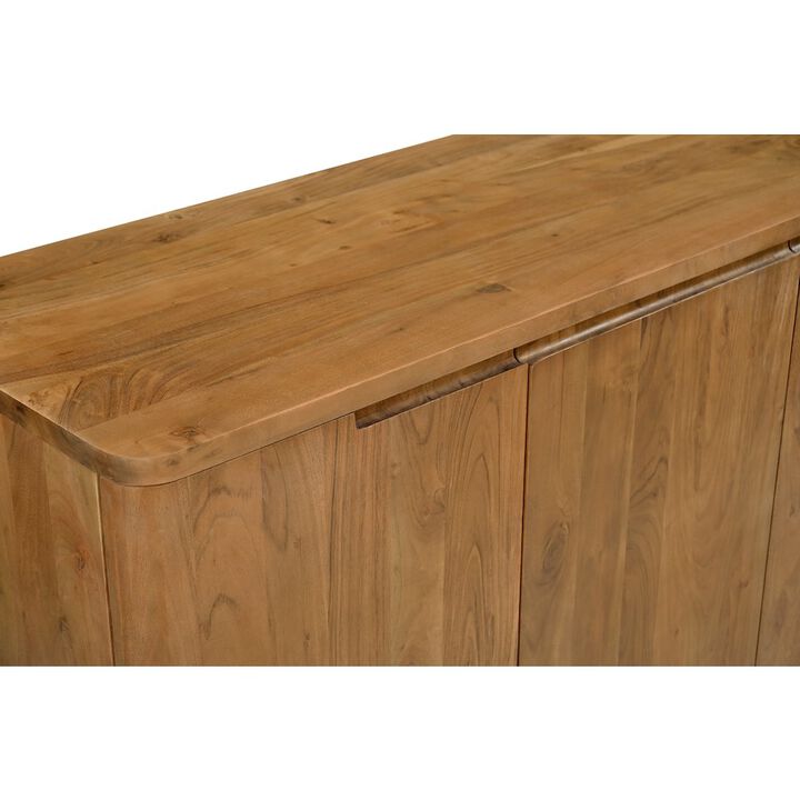 Alex Hamilton Bernard 4-Door Sideboard in Acacia Tan