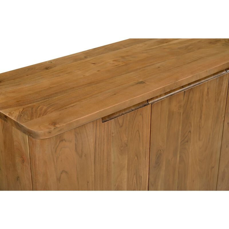 Alex Hamilton Bernard 4-Door Sideboard in Acacia Tan