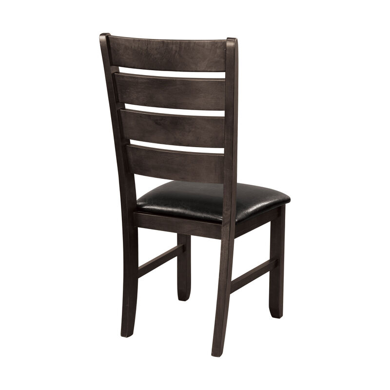 Streamdale Dark Oak Upholstered Dining Chairs - Set of 2