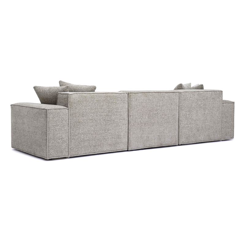 Mindy Chenille Basketweave Modular Sofa image number 3