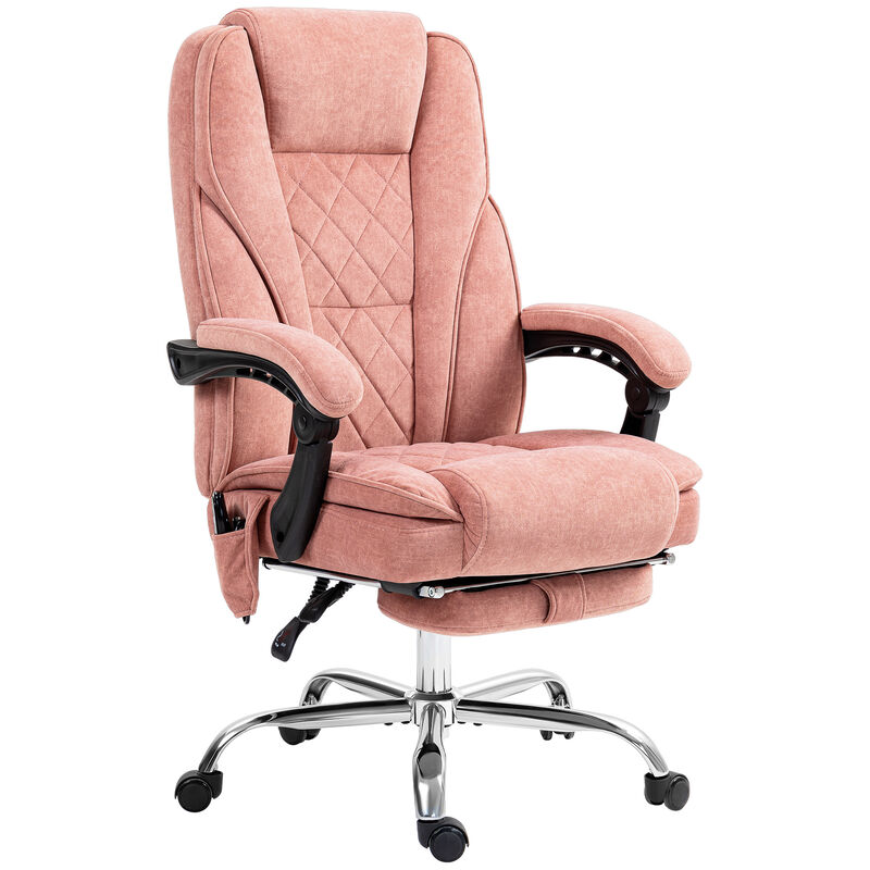 Hivvago Heated Massage Office Chair with Recline and Footrest image number 0