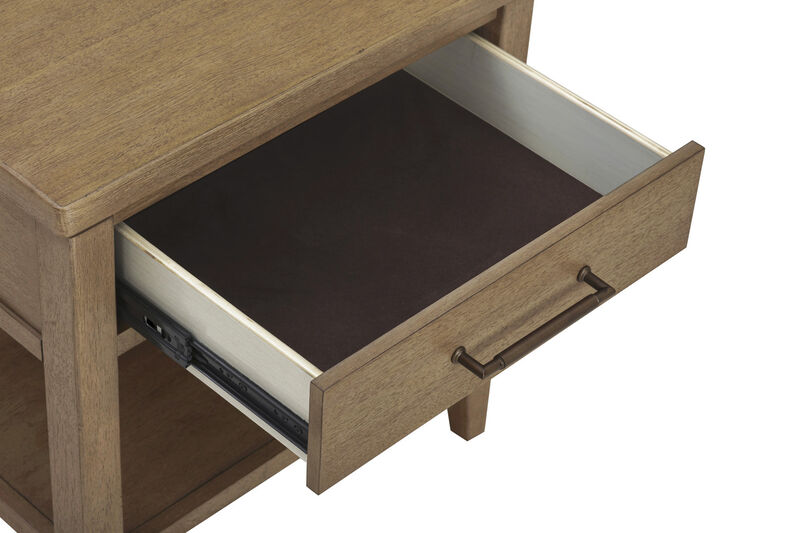 Olivia 1-Drawer Nightstand image number 4