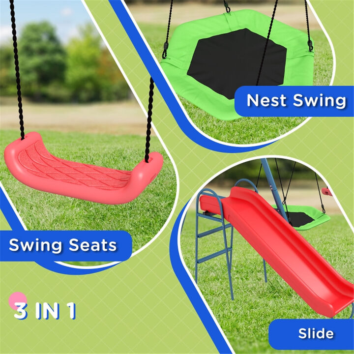 Outdoor Swing for Kids & Adults Durable Backyard Hanging Seat for Fun & Relaxation