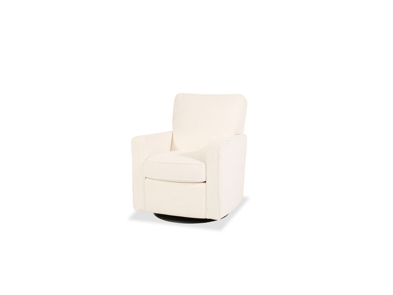 Midtown Cream Swivel Gliding Chair