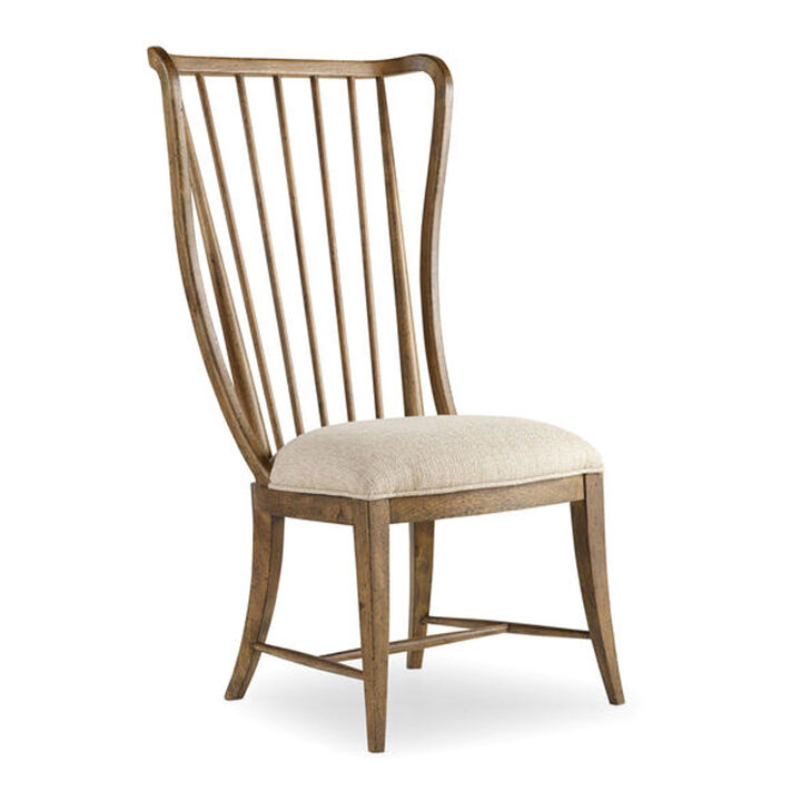 Sanctuary Tall Spindle Side Chair in Beige