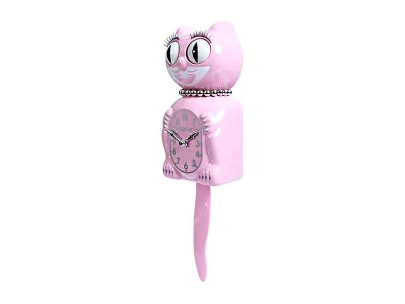 Retro Pink Lady Wall Clock Home Decor image number 2