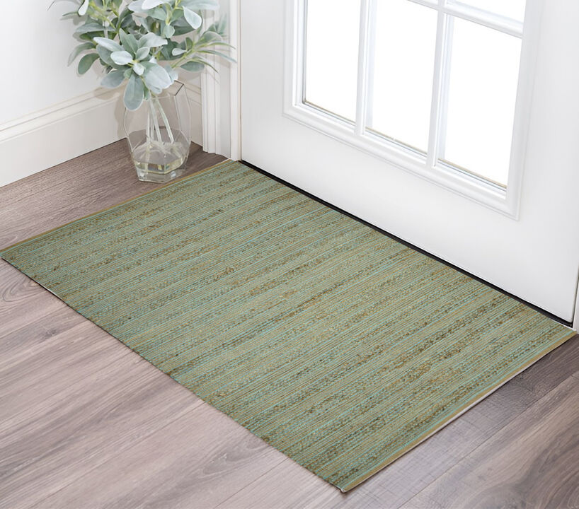 HomeRoots Oriental Hand Woven Area Rug With Fringe