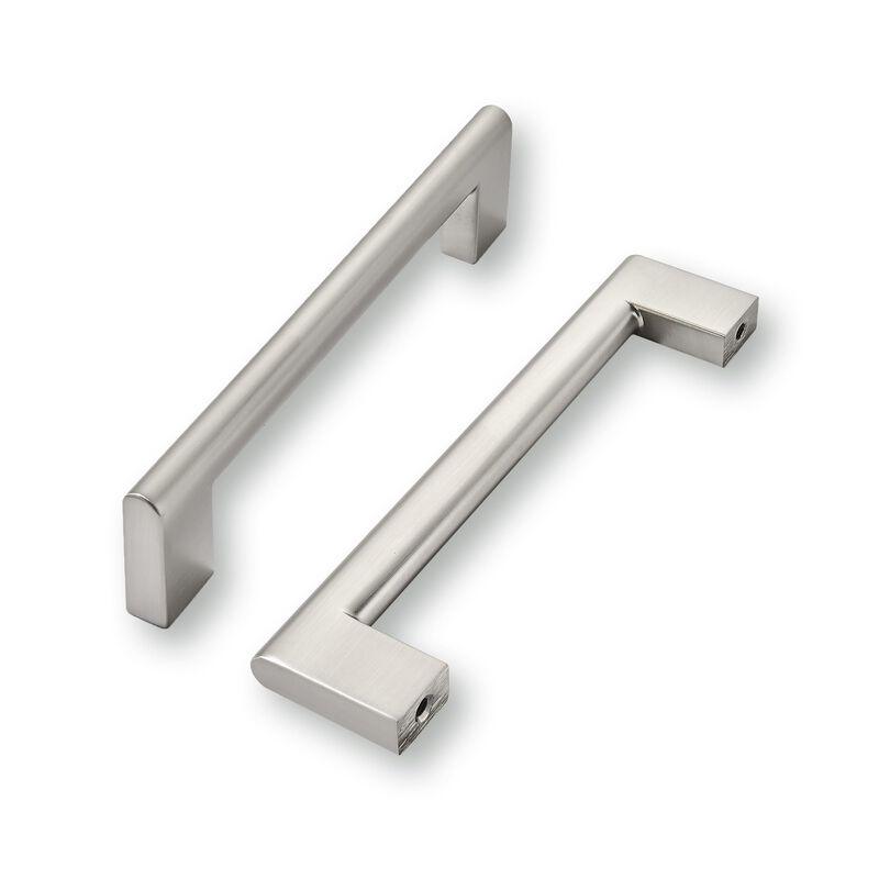 khtumeware 3-3/4 Inch Hole Center 6 Pack,Brushed Nickel Cabinet Pulls Heavy Duty Solid Satin Nickel Kitchen Drawer Handle Antiqu