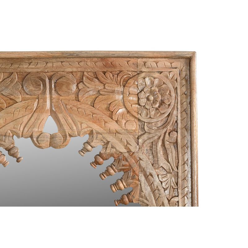 Alex Hamilton Kiara Mirror in Distressed Finished Handcarved Solid Wood