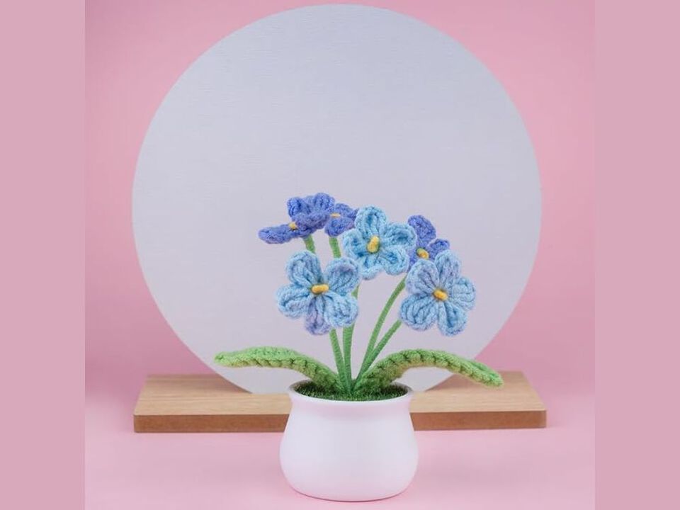Artificial Outdoor Plants Wedding Centerpiece Decor Knitting