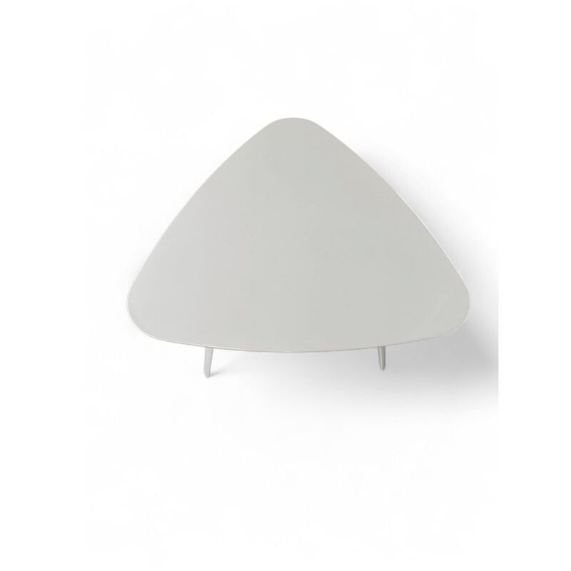 Pangea Home Hal Accent Table Lacquer White