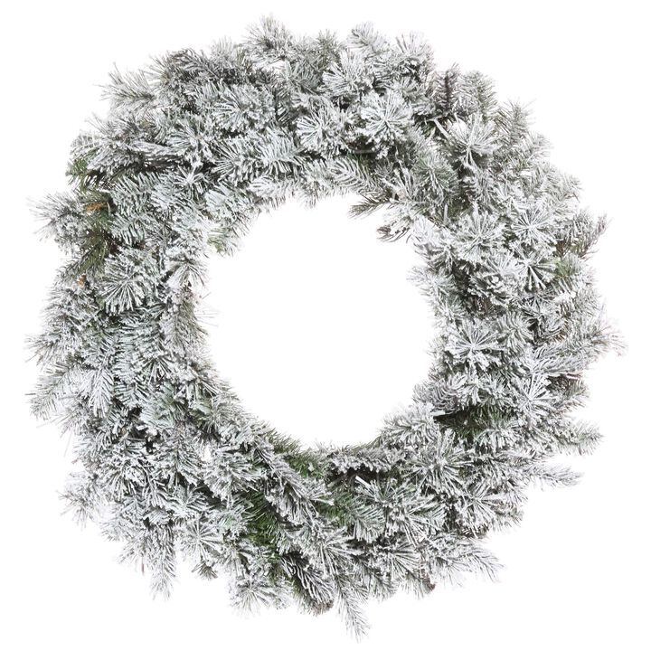 Vickerman 60" Flocked Kiana Wreath 660T