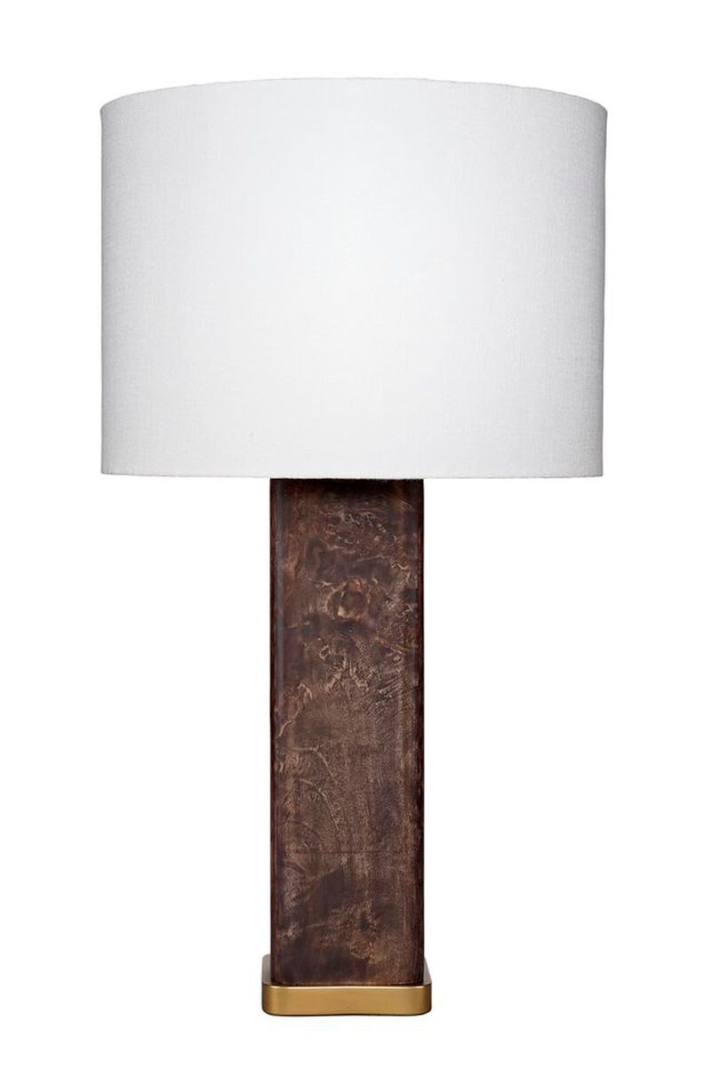 Preston Table Lamp, Burl Wood