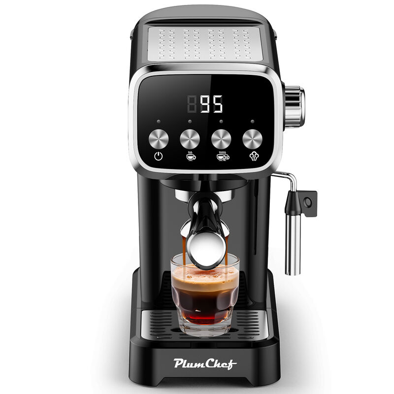 20BAR Slim Vertical Espresso Machine with Milk Frother, Built-in Cup Warmer, 43 OZ Detachable Tank, Screen Button image number 6