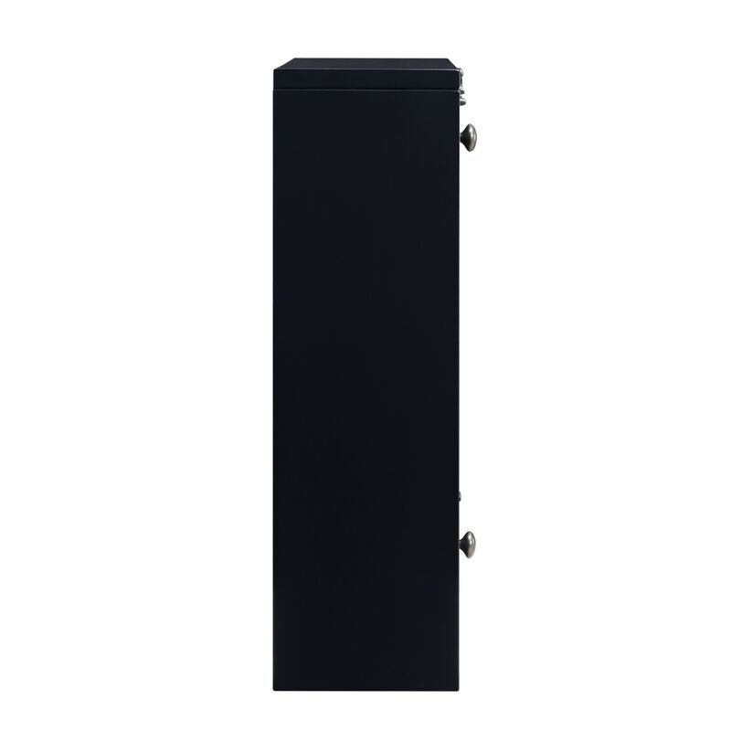 Southern Enterprises Wall Mount Laptop Desk - Universal Style - Black